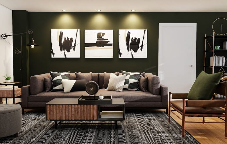 Refined urban living interior